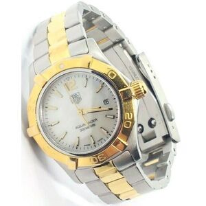 Ladies Tag Heuer Aquaracer Watch Two-Tone Steel Women's Watch -MOP Dial- WAF1424
